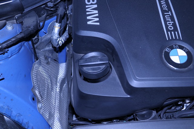 část motoru bmw